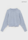 Relet Cable Round Knit
