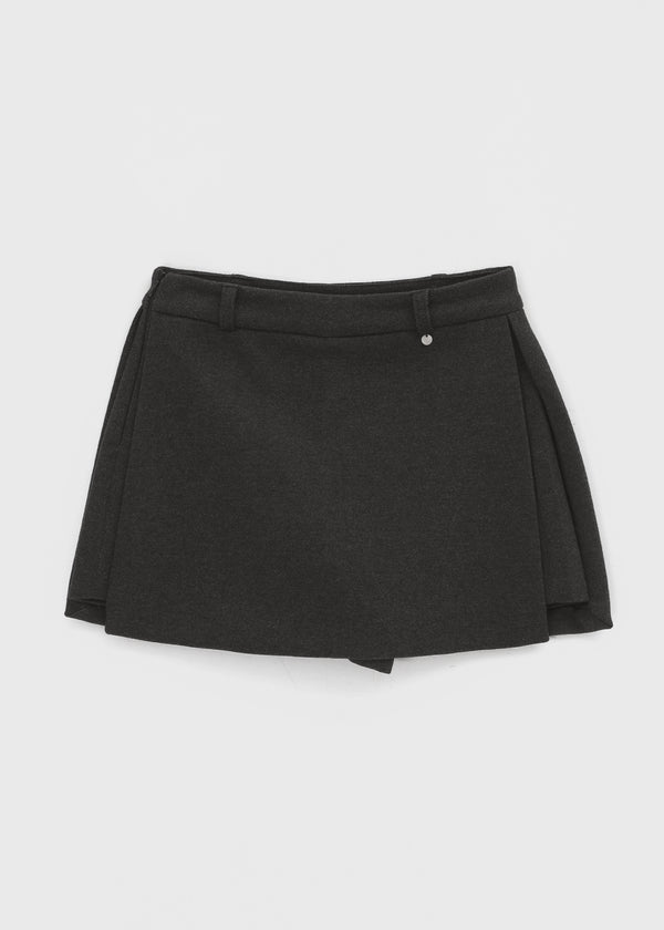 Magaro Wool Skirt Pants (belt Set)