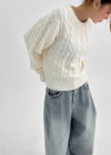 Relet Cable Round Knit