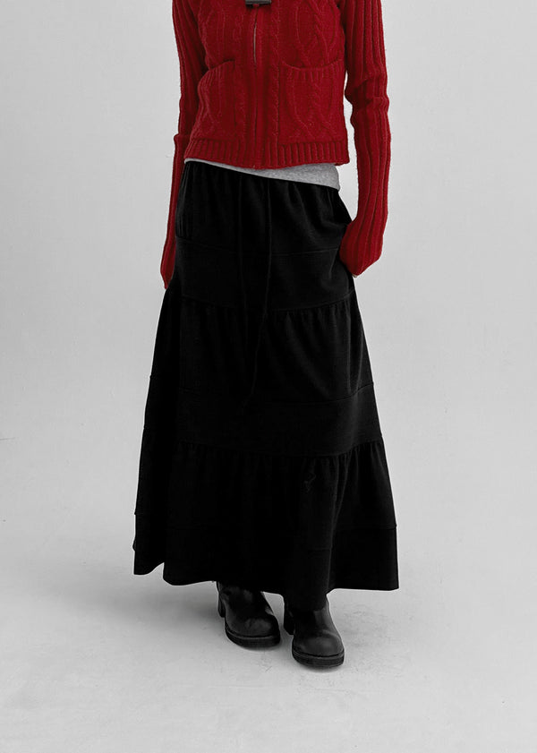 Ommu Frill Cancan Long Skirt