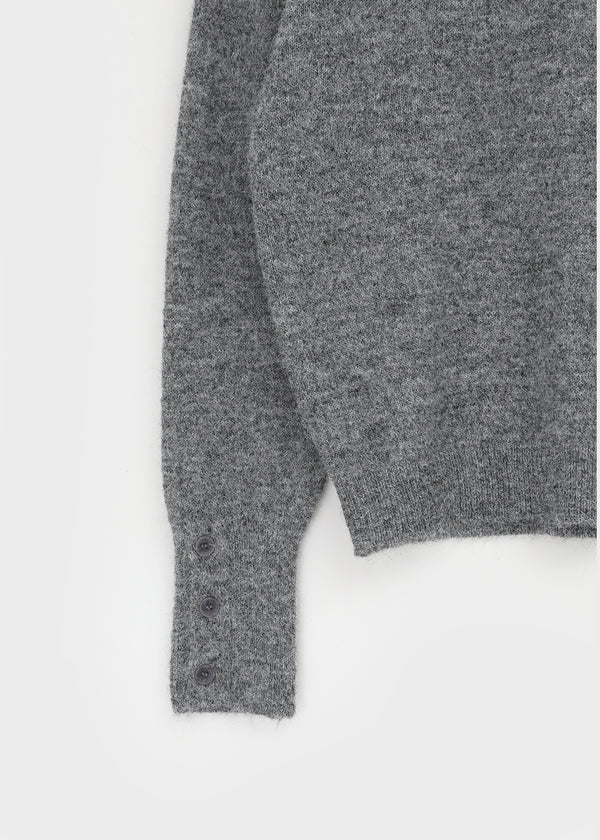 Rohendi V-neck Button Wool Knit