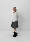 Jimben Cotton Basic Midi Skirt