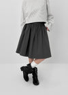 Jimben Cotton Basic Midi Skirt