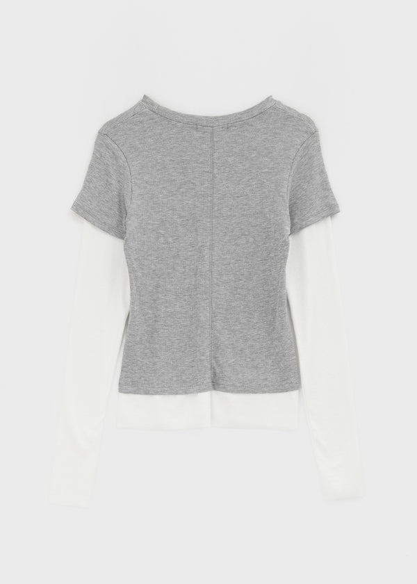 Teti Short-sleeved Layered Long-sleeved T-shirt