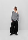 Louise Bijou Balloon Wide Cotton Pants