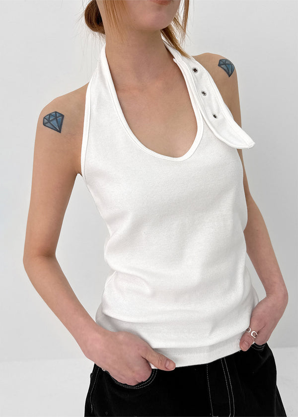 Roari Eyelet Halter Sleeveless