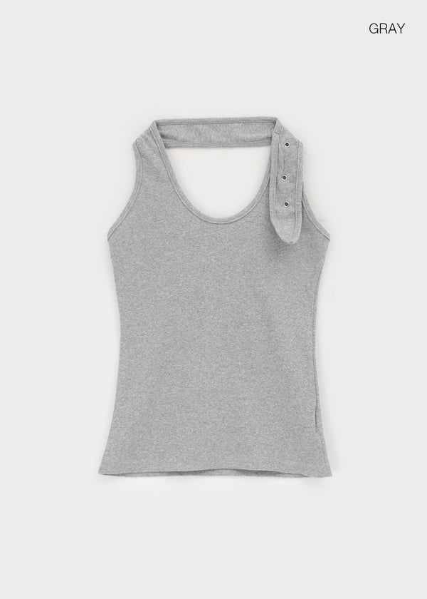 Roari Eyelet Halter Sleeveless