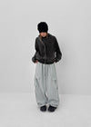 (UNISEX) Rotun Cargo Wide Banding Pants