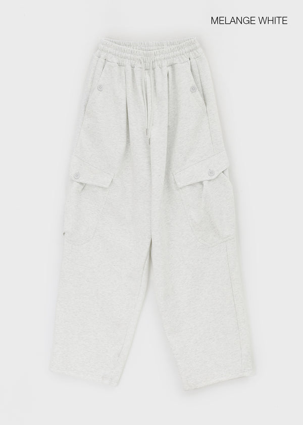 (UNISEX) Rotun Cargo Wide Banding Pants