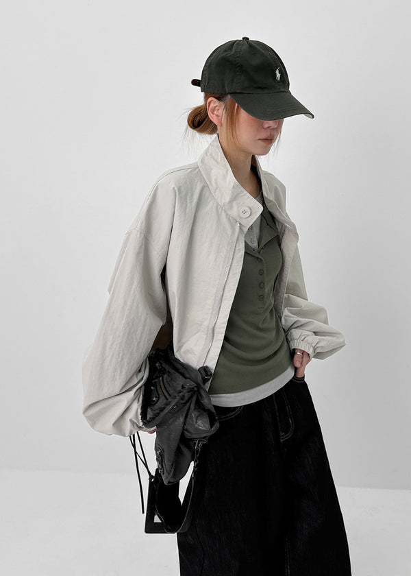 Hert String High Neck Jumper