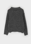 Yelper Wool Open Collar Knit