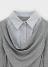 Shandle Drape Layered Shirt
