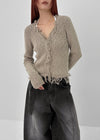 Le Tu V-neck Knit Cardigan