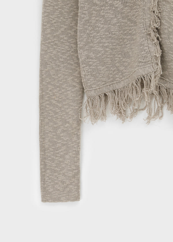 Le Tu V-neck Knit Cardigan