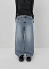 Shinrect Washed Straight Denim Pants