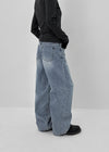 Shinrect Washed Straight Denim Pants