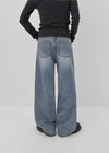 Shinrect Washed Straight Denim Pants