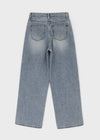 Shinrect Washed Straight Denim Pants