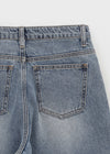 Shinrect Washed Straight Denim Pants