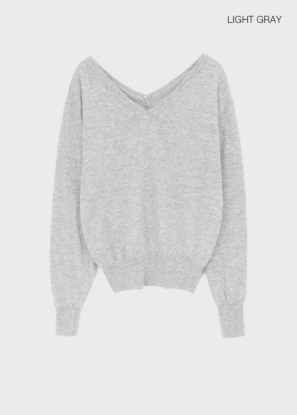 Corey Loose Fit V-neck Knit