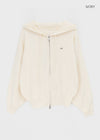 Hazel Two-way Knit Hooded Zip-up