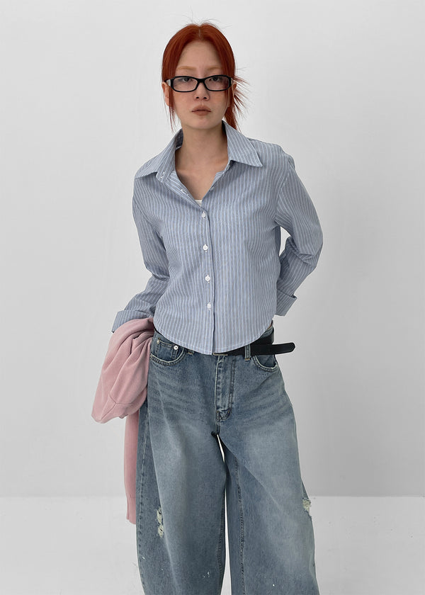 Chobus Stripe Slim Shirt