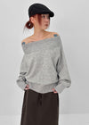 Rodedi Off-shoulder Knit (30% Wool)
