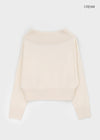 Rodedi Off-shoulder Knit (30% Wool)