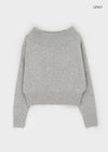 Rodedi Off-shoulder Knit (30% Wool)