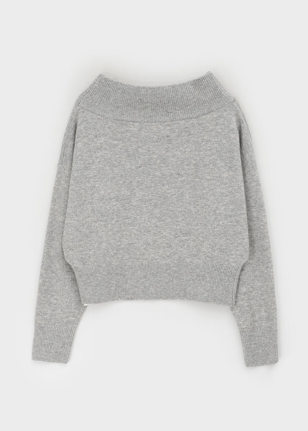 Rodedi Off-shoulder Knit (30% Wool)