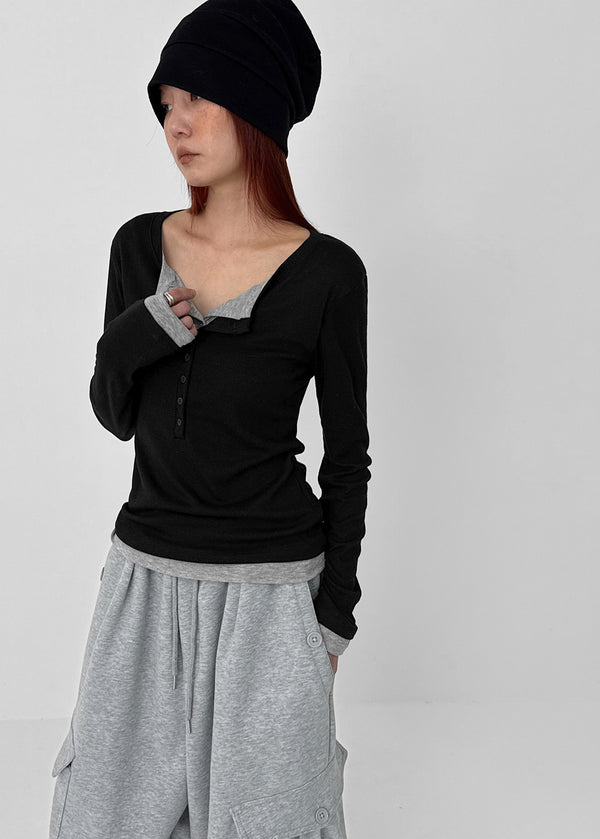 (UNISEX) Rotun Cargo Wide Banding Pants