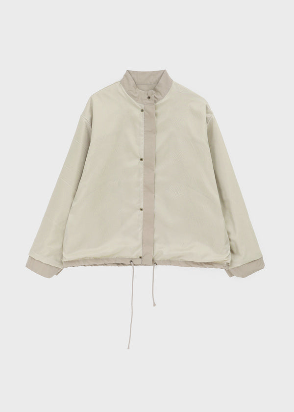 Shoulde High-neck Bomber Jacket