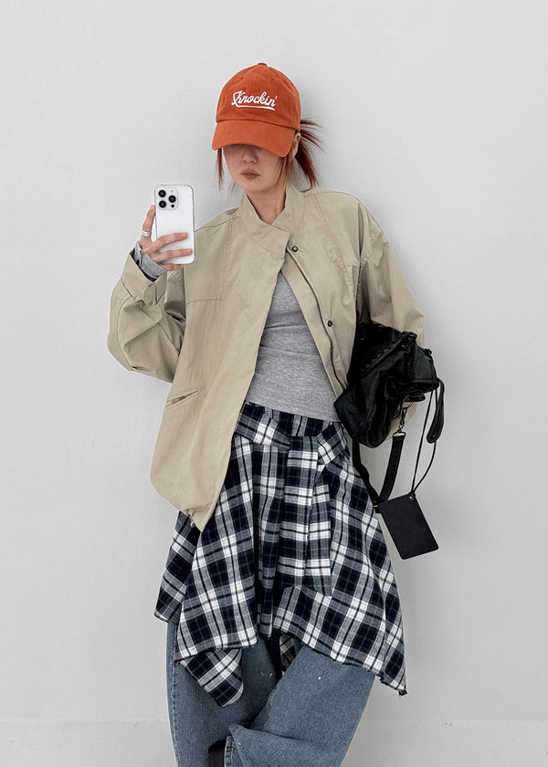 Hitni Studded Damage Balloon Denim Pants