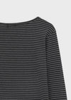 Toto Snap Button Stripe Long Sleeve T-shirt
