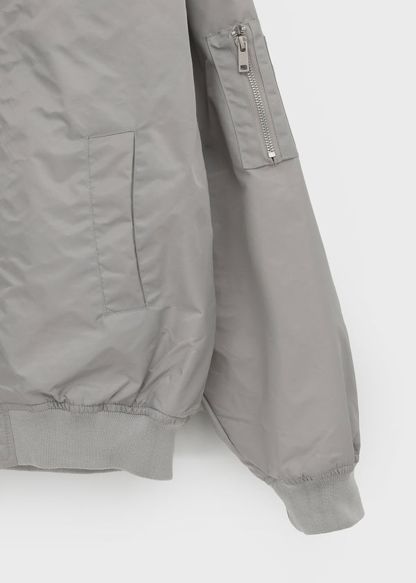 (UNISEX) Vinal Quilted Two-way Flight Jacket