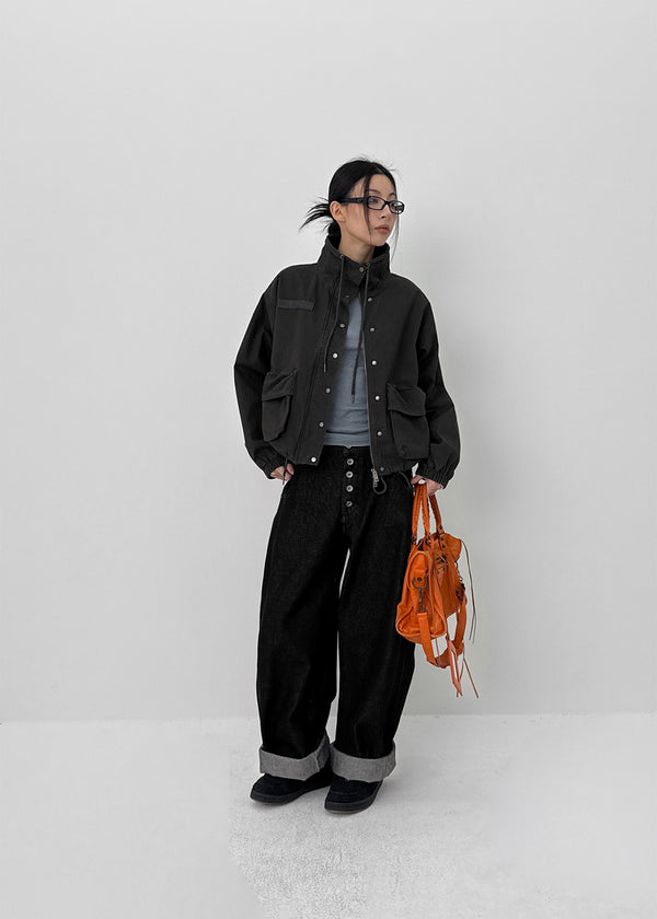 Bernal Sleeve Button Tencel Long Sleeve Tee