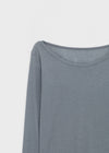 Bernal Sleeve Button Tencel Long Sleeve Tee