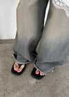 Letoang Leather Buckle Flip flops