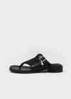 Letoang Leather Buckle Flip flops