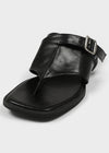 Letoang Leather Buckle Flip flops