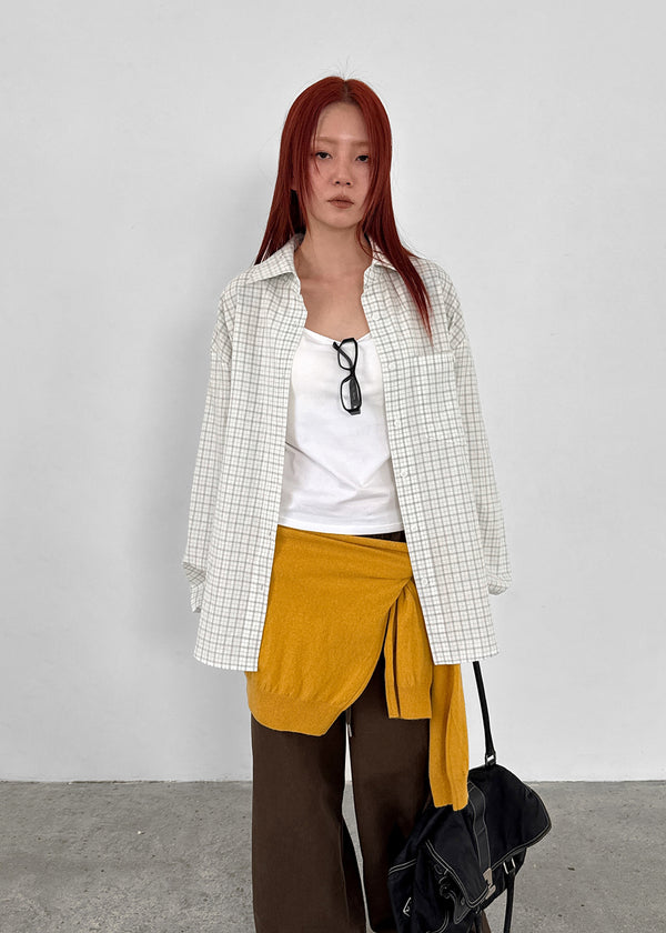 Nestin Loose Fit Check Shirt