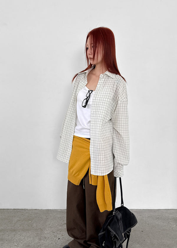 Nestin Loose Fit Check Shirt