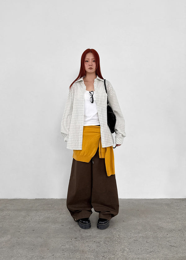 Nestin Loose Fit Check Shirt