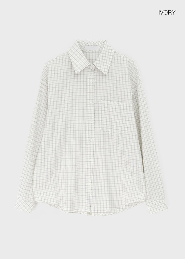 Nestin Loose Fit Check Shirt