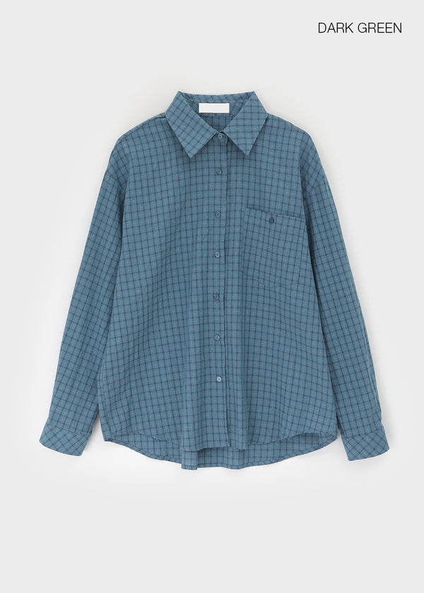 Nestin Loose Fit Check Shirt