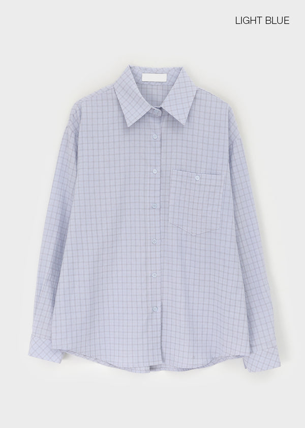 Nestin Loose Fit Check Shirt