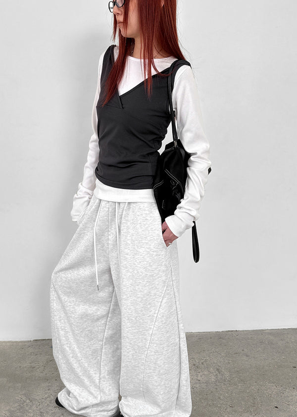 Rukan Twist V-neck Sleeveless