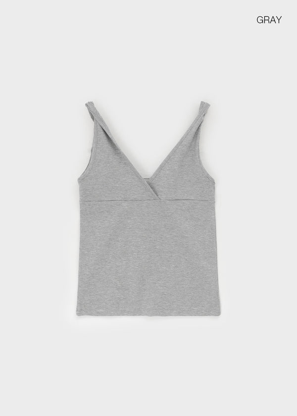 Rukan Twist V-neck Sleeveless