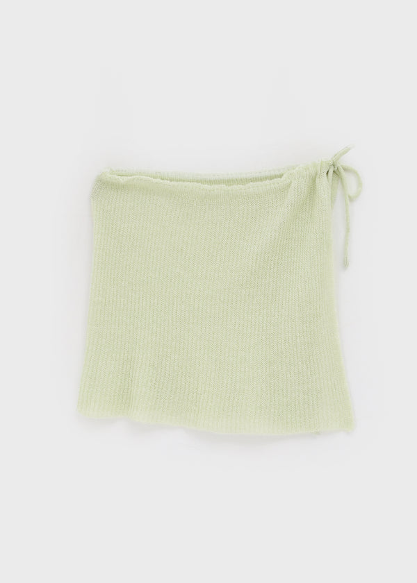 Nittomo Set - V-neck Cardigan, Layered Skirt