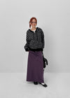 Rnv Banding Maxi Long Skirt